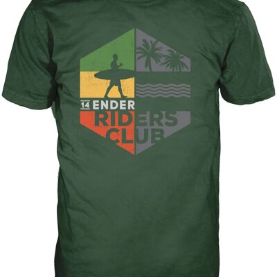 Camiseta 14Ender® Riders Club verde oscuro