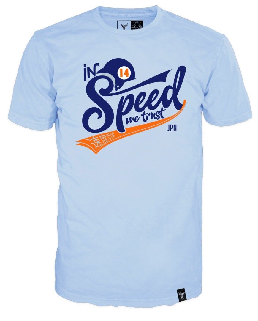 T-shirt 14Ender® Speed azzurra