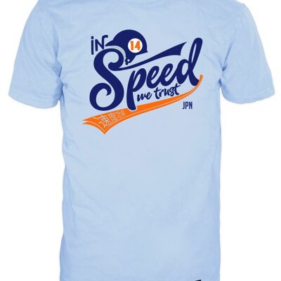 T-shirt 14Ender® Speed bleu clair
