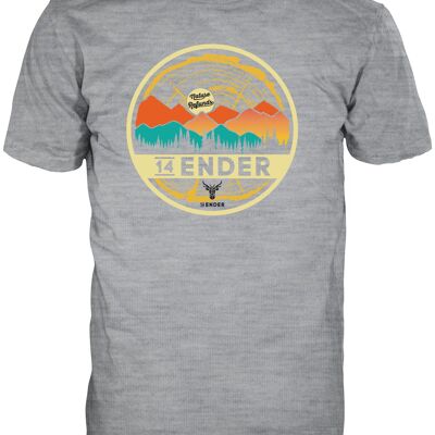 Camiseta 14Ender® Nature Refunds gris mel