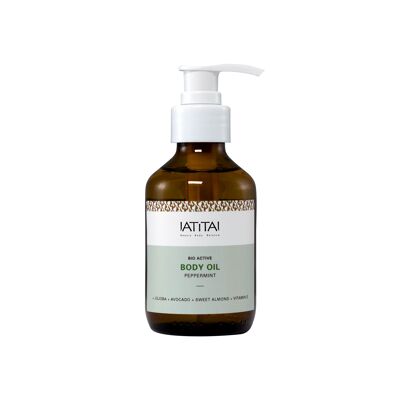 Huile pour le corps et le bain à la menthe poivrée