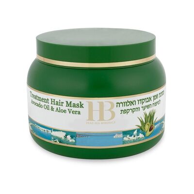 smoothing and soothing scalp hair mask with aloe and Dead Sea minerals