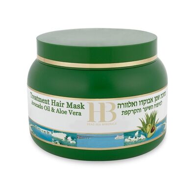 masque cheveux lissant et apaisant du cuir chevelu à l'aloe et minéraux de la Mer Morte