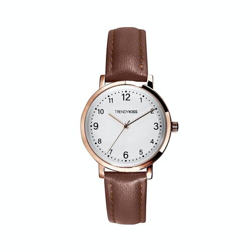 TC10164-01 - Montre femme analogique Trendy Kiss - Bracelet cuir - Estelle