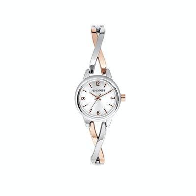 TM10167-01 - Trendy Kiss analog women's watch - Semi-rigid metal bracelet - Viviane