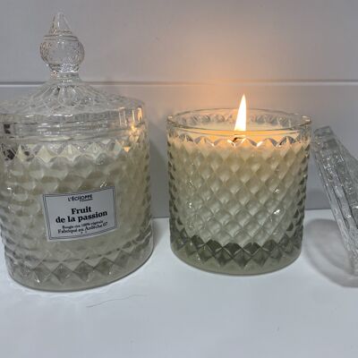 BONBONNIERE PASSION FRUIT SCENTED CANDLE 200 G OF 100% VEGETABLE SOYA WAX