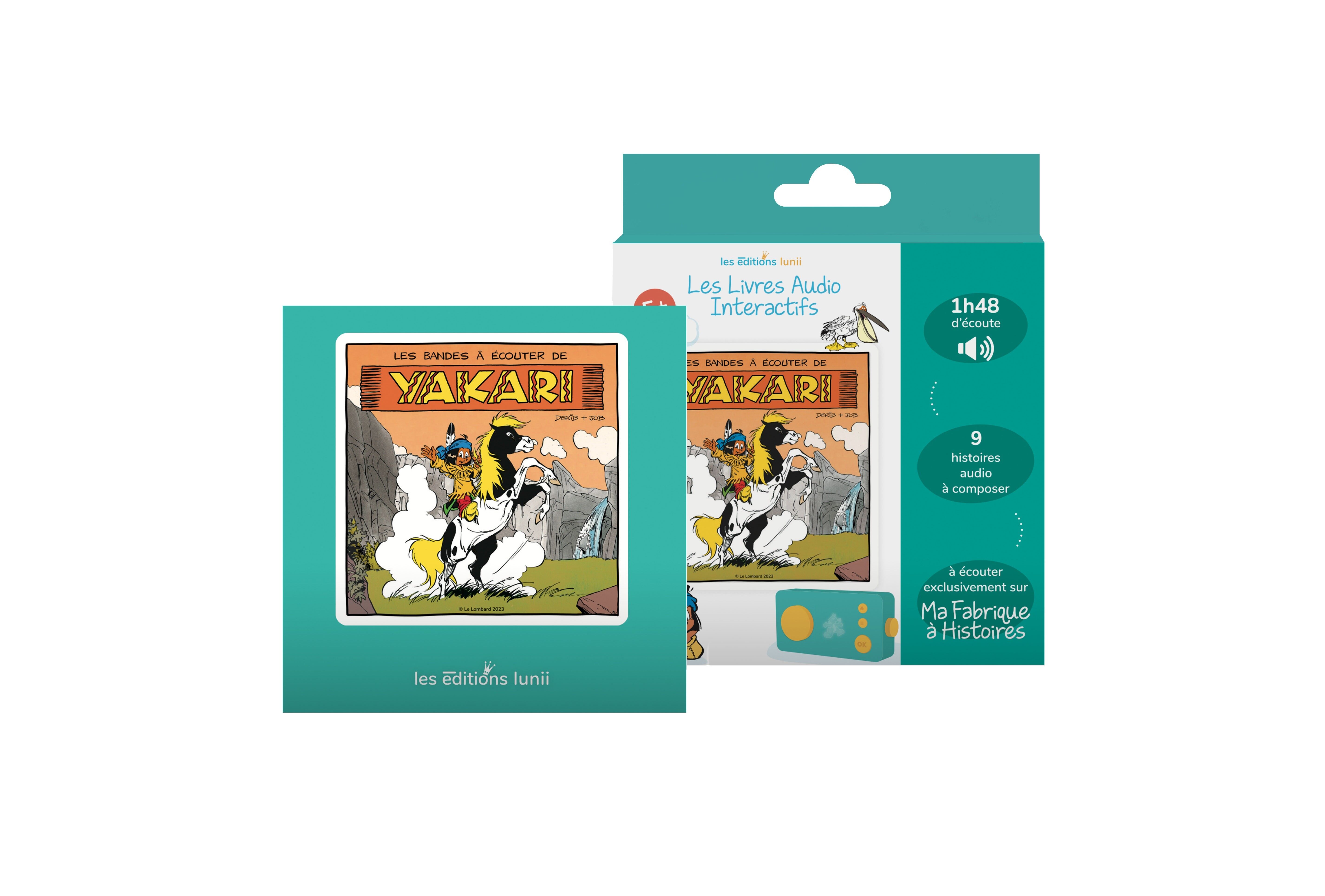 I nastri di Box Yakari da ascoltare - Audiolibro interattivo dai 5 anni da ascoltare su Ma Fabrique à Histoires