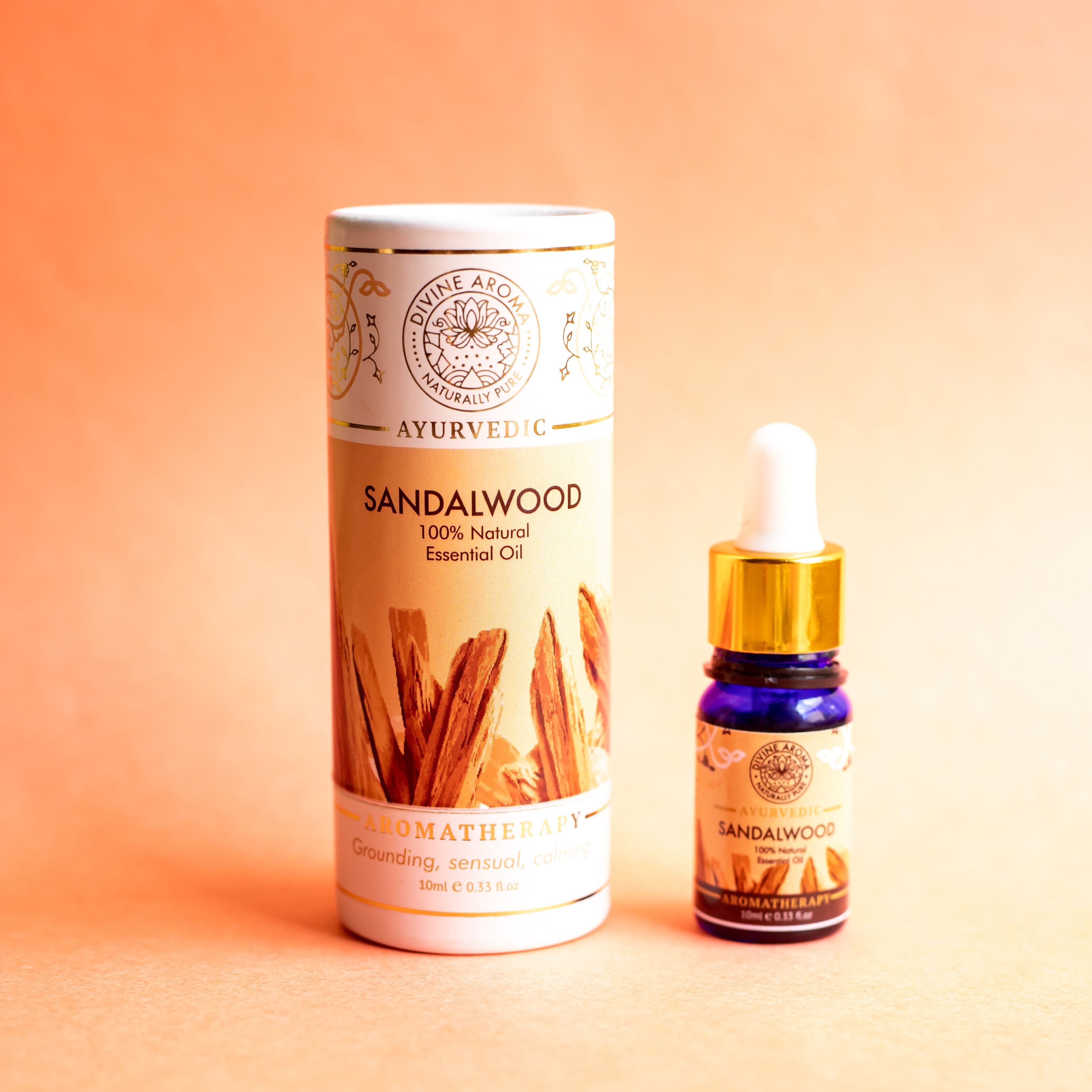 Essential Oil - Sandalwood Organic 5 G - 100% Pure and Natural - Florihana