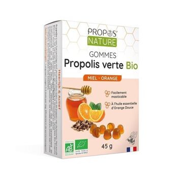 GOMMES POUR LA GORGE - PROPOLIS ET MIEL BIO - 45G 6