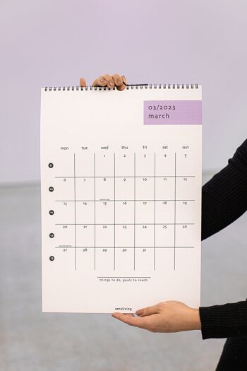 Calendrier mural UNE BONNE ANNÉE 2023 5