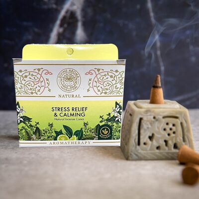 Stress relief & calming | Natural Incense Cones| No charcoal