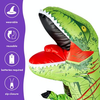27€01 sur Costume ​Dinosaure Gonflable Cosplay T-Rex enfant Taille