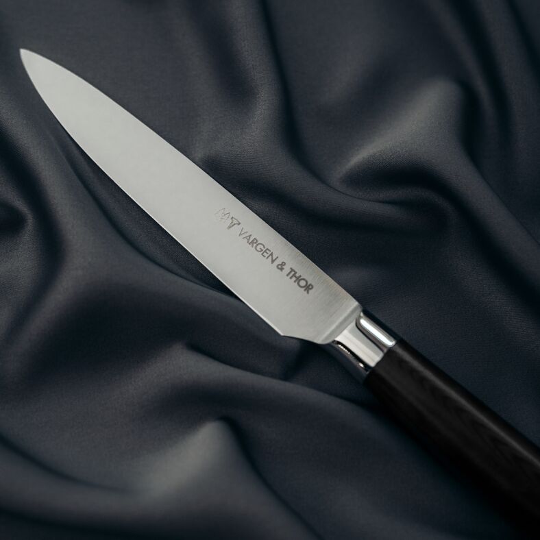 Couteau de Cuisine - Lame Damas - Coutellerie Artisanale - Héritier Loic