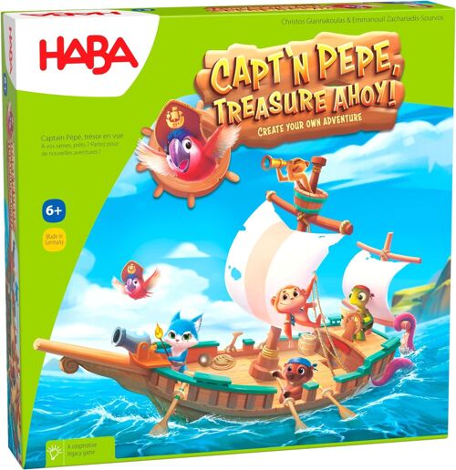 HABA Capt'n Pepe - Treasure Ahoy!-Board Game