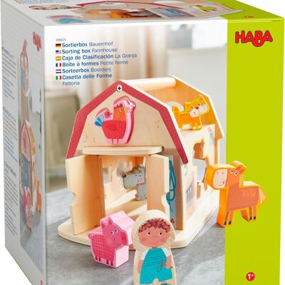 HABA Sortierbox Bauernhaus-Holzspielzeug