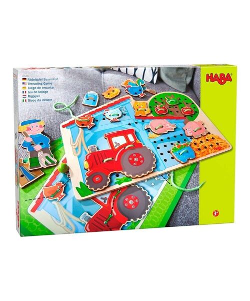HABA Threading Game Farm-Wooden toy