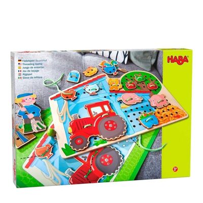 HABA Threading Game Farm-Wooden toy