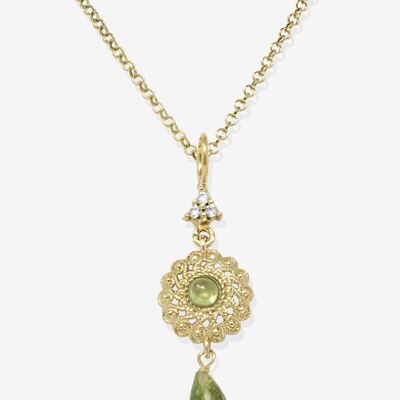 Filigrana Gold-plated Peridot Necklace