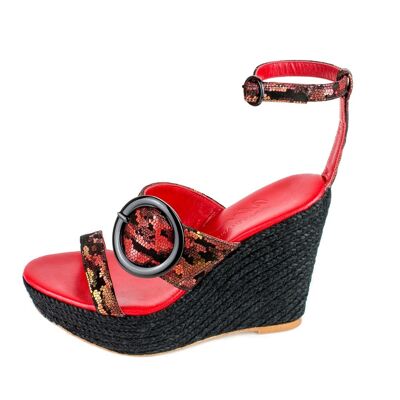 Hera Kristel Red Sandal