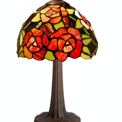 Foma base table lamp with Tiffany screen diameter 20cm New York Series LG247800P
