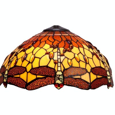 Paralume sciolto Tiffany Belle Amber Series D-40cm LG2321