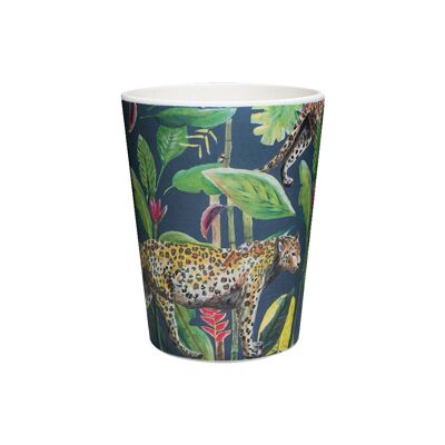 Bamboo cup panther Wild Jungle Stories