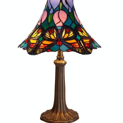 Lampe à poser Tiffany diamètre 25cm Série Butterfly LG207500P