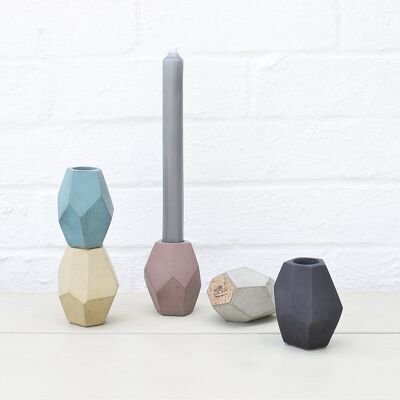 Sustainable Concrete Candle Stick Holder