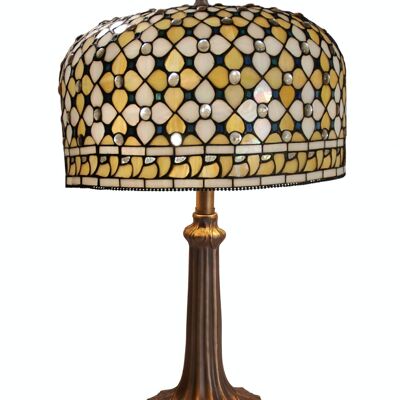 Lampada da tavolo Tiffany albero base Queen Serie D-30cm LG213600P