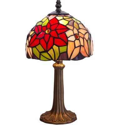 Lampe de table Tiffany base d'arbre Série Güell D-20cm LG223200P