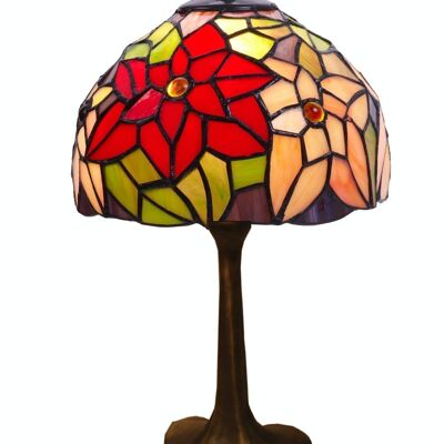 Table lamp Tiffany shaped base Güell Series D-20cm LG223282B