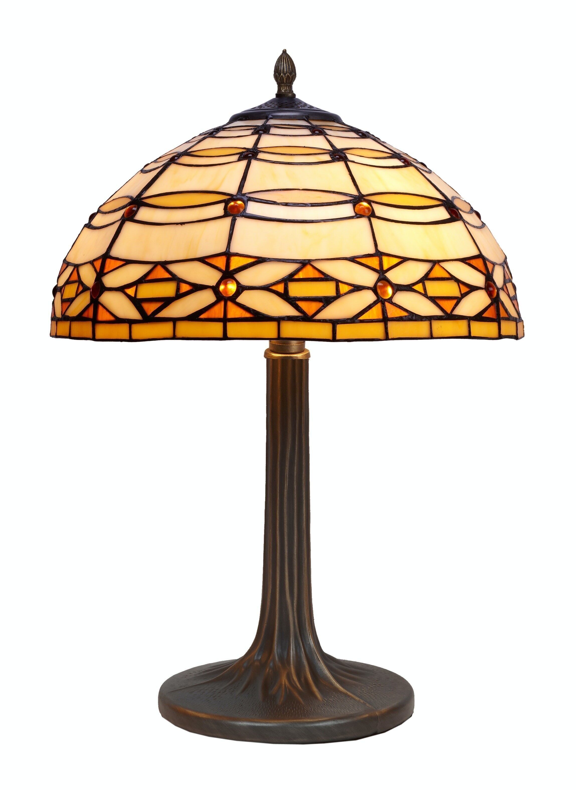 Sobremesa Tiffany base árbol Serie Marfíl D-40cm LG225300M