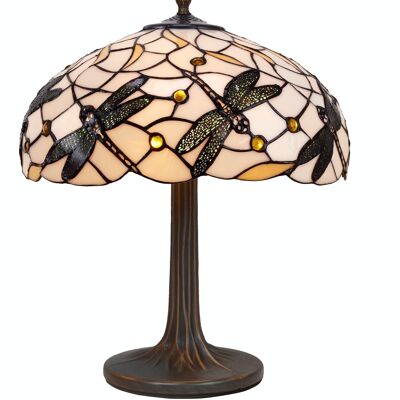 Lampe de table Tiffany base d'arbre Série Pedrera D-45cm LG224100M
