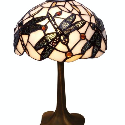 Lampada da tavolo base sagomata Tiffany Pedrera Serie D-20cm LG224682B