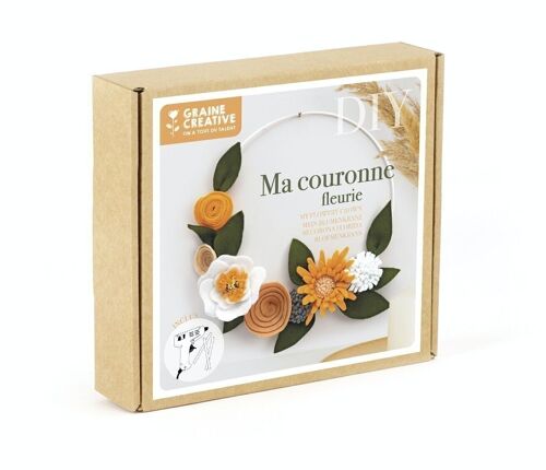 kit DIY MA COURONNE FLEURIE