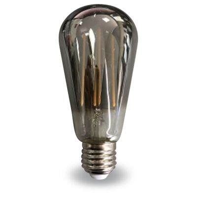 Ampoule LED Vintage 8W E27 smoke D6,4 H14,3cm dimmable