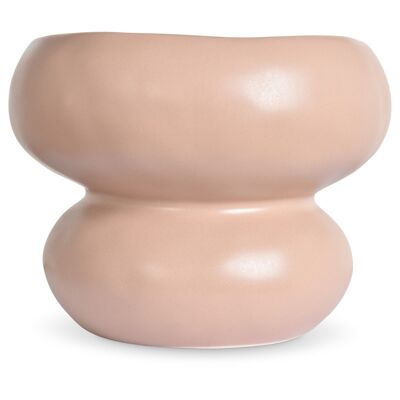 Coupe ceramic Organic nude D19 H14,7cm