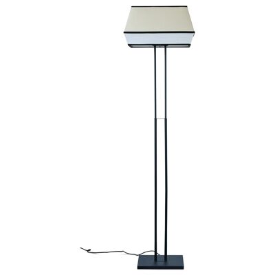 Lampadaire Mandarin blanc L40 P20 H152cm