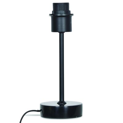 Lampe pied Skinny pm noire marbre noir D10 H26cm