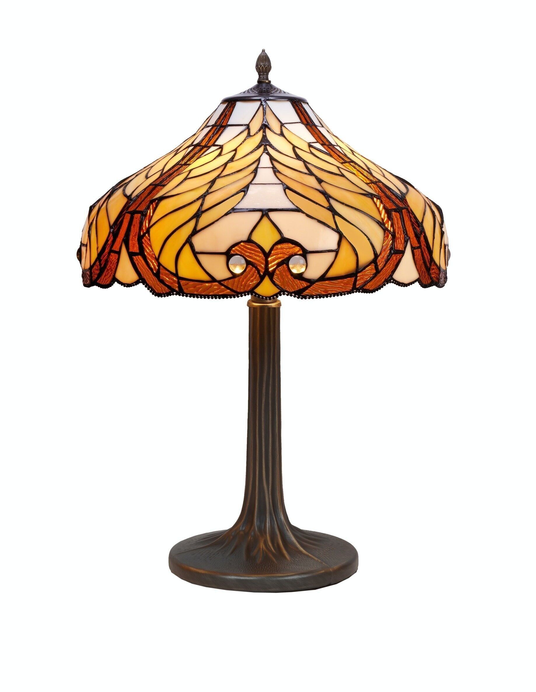 Sobremesa Tiffany base árbol Serie Dalí D-45cm LG238300M