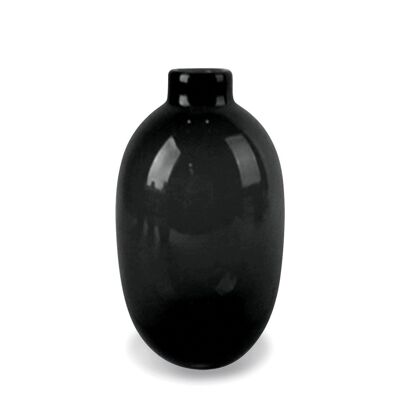 Vase Alan noir D9 H15cm