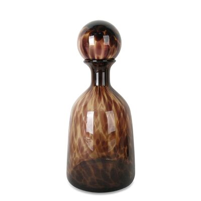 Vase Bouteille léopard mm D14,5 H33,5cm