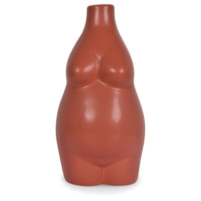 Vase ceramic Body terracota D9,9 H9,2