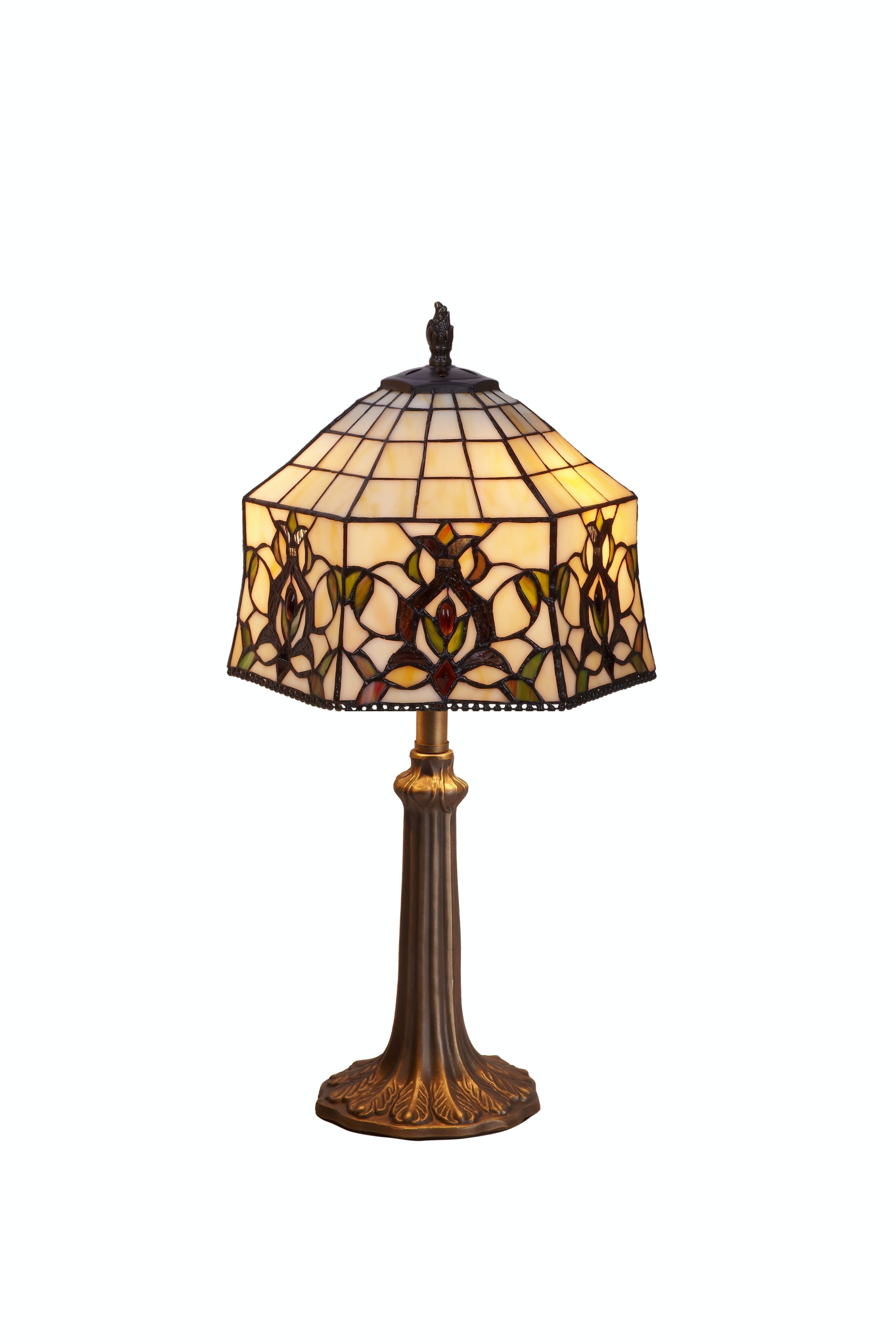 Sobremesa Tiffany base árbol Serie Hexa D-30cm LG242600P