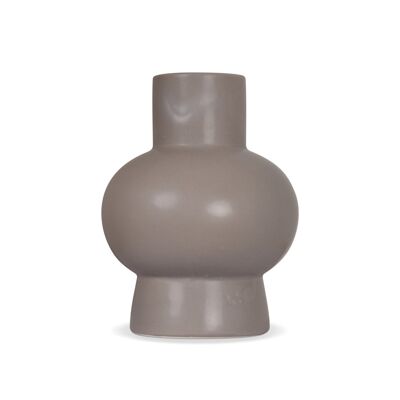 Vase ceramic Rond pm stone  D14,5 H19,2cm