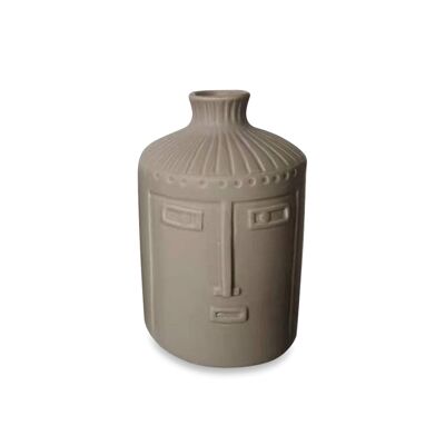 Vase ceramic Sumo stone D9 H13,8cm