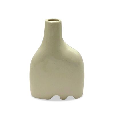 Vase ceramic Troglo moucheté L13,3 P6 H18,5cm