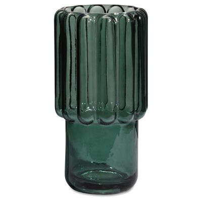 Vase Forme gm vert D14 H27cm