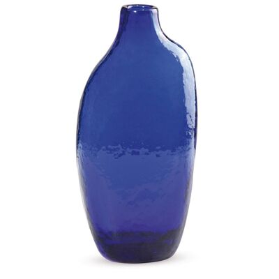 Vase Marcel gm bleu L10 P8 H20cm