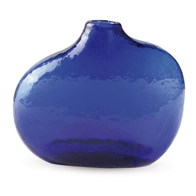 Vase Marcel pm bleu L15 P8 H12,5cm